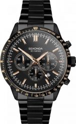 Zegarek Sekonda Zegarek męski Sekonda 30016 czarny. Czarne zegarki męskie Sekonda. Za 650.00 zł.