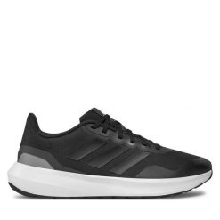 Buty do biegania adidas. Czarne buty do biegania męskie ADIDAS, bez wzorów, bez zapięcia, do biegania. Za 179.99 zł.