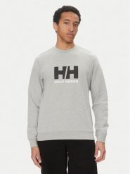 Helly Hansen Bluza Logo Crew 30395 Szary Regular Fit. Szare bluzy nierozpinane męskie Helly Hansen, m, bez wzorów, z bawełny, bez ramiączek, bez kaptura. Za 249.99 zł.