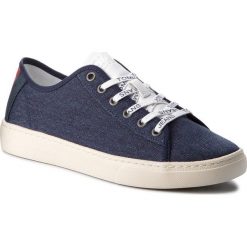 Tenisówki TOMMY JEANS - Light Textile Low EM0EM00102 Black Iris 431. Buty sportowe na co dzień męskie marki Tommy Jeans. W wyprzedaży za 209.00 zł.