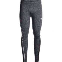 Getry funkcyjne męskie Pyeongchang 2018 SPMF900 - szary melanż. Długie spodnie sportowe męskie marki 4f. Za 149.99 zł.