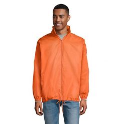 Kurtka Wiatrówka Unisex Dla Dorosłych. Brązowe kurtki męskie SOL'S, m, bez wzorów, sportowe, bez ramiączek, bez kaptura. Za 72.99 zł.