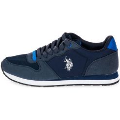 U.S. Polo Assn. Tenisówki Męskie Soren 43 Ciemnoniebieskie. Czarne trampki męskie marki U.S. Polo Assn., bez wzorów. Za 339.00 zł.
