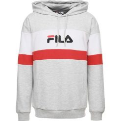Fila THOMAS HOODED Bluza z kapturem light grey melange. Szare bluzy nierozpinane męskie Fila, l, z bawełny, z kapturem. Za 359.00 zł.