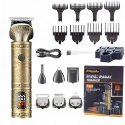 MASZYNKA DO STRZYŻENIA WŁOSÓW BRODY CIAŁA 7W1 TRYMER GOLARKA RIWALL RWC-02. Maszynki do włosów Riwall. Za 59.99 zł.