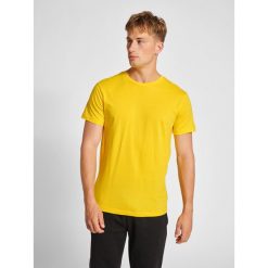 Koszulka Hummel Red Basic. Żółte t-shirty sportowe męskie HUMMEL, xl, bez wzorów, z bawełny, sportowe, bez ramiączek. Za 117.00 zł.