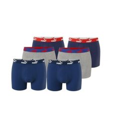 Bokserki majtki męskie Puma Boxershorts 6-pak bawełniane. Niebieskie bokserki męskie Puma, m, bez wzorów, z bawełny. Za 179.00 zł.