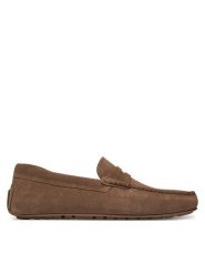 BOSS Mokasyny Noel_Mocc_sdpeb 50541750 Brązowy. Brązowe mokasyny męskie Boss, ze skóry, bez zapięcia. Za 589.99 zł.