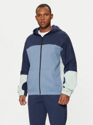Champion Bluza 220399 Niebieski Standard Fit. Niebieskie bluzy rozpinane męskie CHAMPION, m, bez wzorów, z syntetyku, bez ramiączek, bez kaptura. Za 239.99 zł.