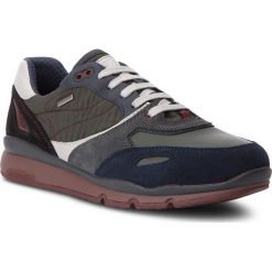 Sneakersy GEOX - U Sandford B Abx A U44S7A 020FU C4428 Navy/Dk Green. Zielone buty sportowe na co dzień męskie Geox, z materiału. W wyprzedaży za 409.00 zł.