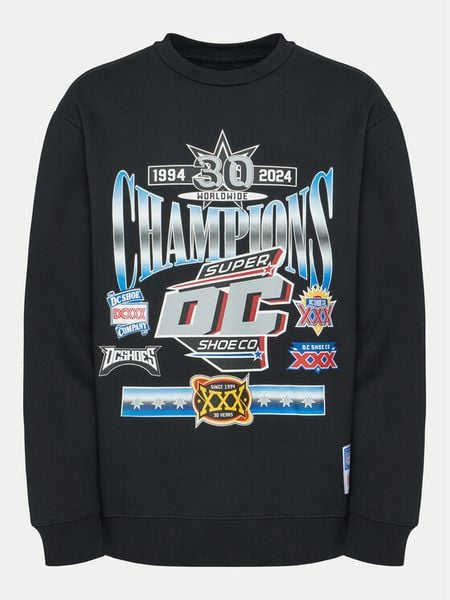 DC Shoes Bluza Old Champs ADYSF03138 Czarny Standard Fit. Czarne bluzy nierozpinane męskie DC Shoes, m, bez wzorów, z bawełny, bez ramiączek, bez kaptura. Za 159.99 zł.