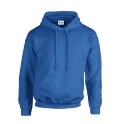 Bluza Z Kapturem Dla Dorosłych Unisex Heavy Blend. Niebieskie bluzy nierozpinane męskie GILDAN, m, bez wzorów, bez ramiączek, z kapturem. Za 73.99 zł.
