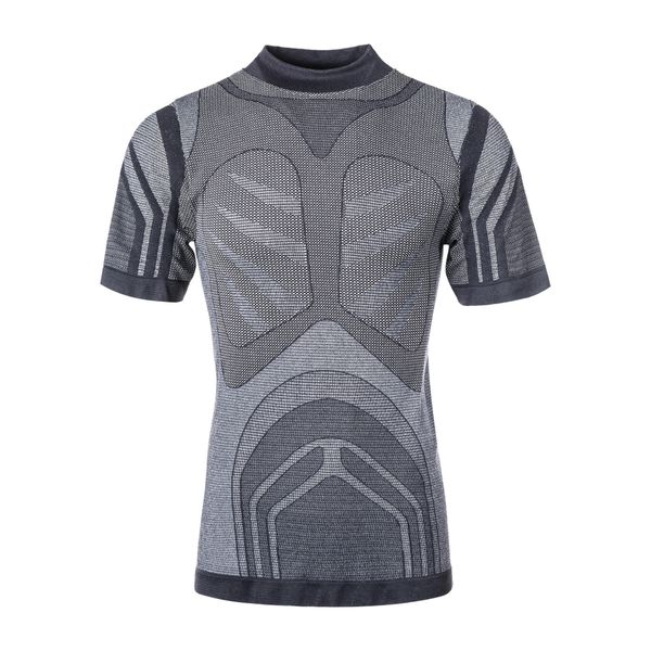 Koszulka termoaktywna męska Endurance Adam S/S. Szare bielizna termoaktywna męska Endurance, m, bez wzorów, bez ramiączek, na jogę i pilates. Za 99.99 zł.