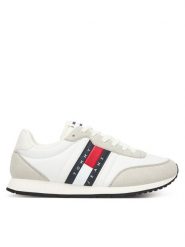 Tommy Jeans Sneakersy Tjm Classic Runner EM0EM01709 Biały. Białe buty sportowe na co dzień męskie Tommy Jeans, m, bez wzorów, z jeansu, bez ramiączek, bez kaptura. Za 369.99 zł.