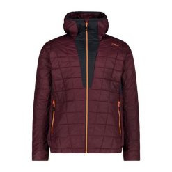 Kurtka z kapturem CMP Unlimitech. Brązowe kurtki męskie CMP, bez wzorów, z puchu, sportowe, bez ramiączek, z kapturem. W wyprzedaży za 454.00 zł.