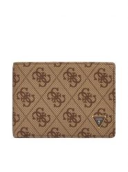 Guess Portfel SMMALL LEA27 Brązowy. Brązowe portfele męskie Guess, z aplikacjami, ze skóry. Za 319.99 zł.