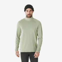 Koszulka termoaktywna narciarska męska Wedze BL 500 rollneck. Bielizna termoaktywna męska WED'ZE, m, bez wzorów, z elastanu, bez ramiączek, na golfa. Za 69.99 zł.