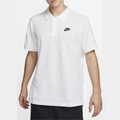 Koszulka Męska Polo Nike M Nk Club Pq Matchup. Białe koszulki polo męskie Nike, m, bez wzorów, sportowe, bez kołnierzyka, bez ramiączek. Za 132.00 zł.