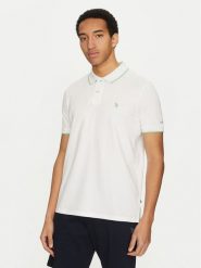 U.S. Polo Assn. Polo MUP3508 Biały Regular Fit. Białe koszulki polo męskie U.S. Polo Assn., m, bez wzorów, z bawełny, bez kołnierzyka, bez ramiączek. Za 179.99 zł.