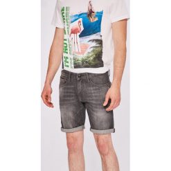 Tommy Jeans - Szorty. Szare szorty męskie Tommy Jeans, z bawełny, casualowe. W wyprzedaży za 219.90 zł.
