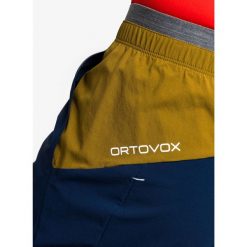 Spodenki turystyczne męskie Ortovox Piz Selva Shorts. Niebieskie szorty sportowe męskie ORTOVOX, bez wzorów, sportowe. Za 303.99 zł.