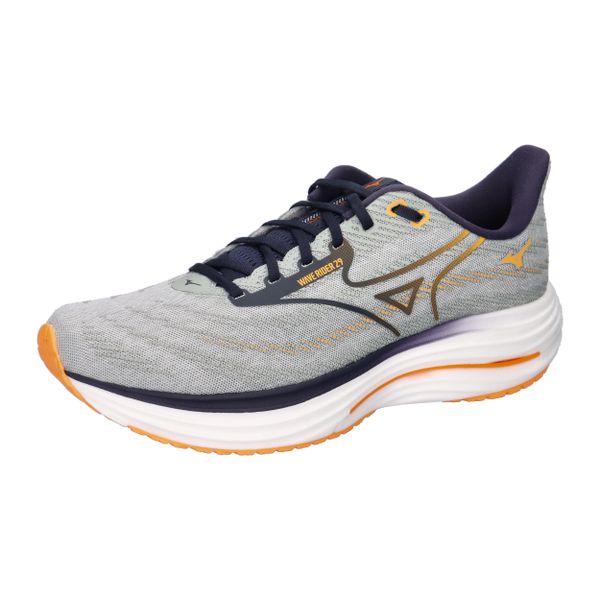 Buty do biegania męskie Mizuno Wave Rider 29 harbor m. Szare buty do biegania męskie Mizuno, bez wzorów, bez zapięcia, do biegania, mizuno wave. Za 519.99 zł.