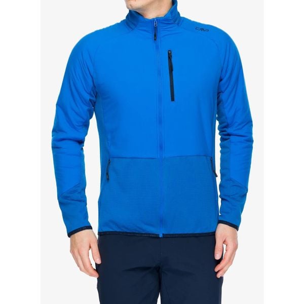 Kurtka hybrydowa męska CMP Orbix. Niebieskie kurtki męskie CMP, m, bez wzorów, sportowe, bez ramiączek, bez kaptura. Za 472.49 zł.