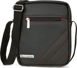 Beltimore Beltimore torba męska na ramię skórzana czarna pasek F17. Czarne torby męskie na ramię Beltimore, bez wzorów, na ramię. Za 153.99 zł.