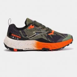 Joma Sima 2523 buty trailowe. Czarne buty do biegania męskie Joma, bez wzorów, bez zapięcia, do biegania. Za 349.99 zł.
