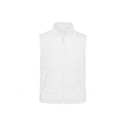 Wyściełana polarem kurtka bez rękawów Kariban Warmer. Białe kurtki męskie KARIBAN, m, bez wzorów, z polaru, bez ramiączek, bez kaptura. Za 218.00 zł.