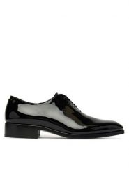 BOSS Półbuty Rill 50553059 Czarny. Czarne eleganckie półbuty męskie Boss, z lakierowanej skóry, wizytowe, bez obcasa, bez zapięcia. Za 2,649.00 zł.