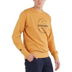Bluza męska Fundango Warren. Żółte bluzy nierozpinane męskie Fundango, m, bez wzorów, sportowe, bez ramiączek, bez kaptura. W wyprzedaży za 241.33 zł.