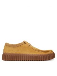 Clarks Półbuty Torhill Low 26180911 Żółty. Żółte codzienne półbuty męskie Clarks, bez wzorów, ze skóry, bez obcasa, bez zapięcia. Za 379.99 zł.