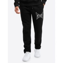 Spodnie dresowe Tapout. Białe spodnie dresowe męskie TAPOUT, bez wzorów, z dresówki. Za 168.10 zł.