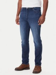 Wrangler Jeansy River 112370922 Granatowy Slim Fit. Niebieskie jeansy męskie Wrangler, bez wzorów, z bawełny. Za 359.99 zł.