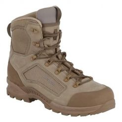 Buty trekkingowe męskie Lowa Military-stiefel Breacher S Mid. Brązowe buty trekkingowe męskie Lowa, bez wzorów, z materiału, za kostkę, bez zapięcia. Za 1,119.99 zł.
