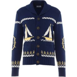 Band of Outsiders CABLE BOAT JACKET Kardigan navy. Kardigany męskie marki Band of Outsiders. W wyprzedaży za 789.50 zł.