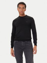 Guess Sweter M5YR26 Z0122 Czarny Slim Fit. Czarne kardigany męskie Guess, m, z aplikacjami, z syntetyku, bez ramiączek. Za 399.99 zł.