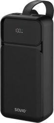 SAVIO BA-10 POWERBANK 30000 mAh, czarny. Czarne powerbanki Savio. Za 97.01 zł.