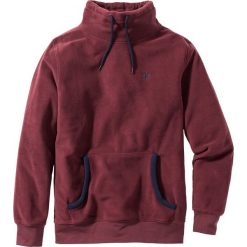 Bluza z polaru z kapturem Regular Fit bonprix czerwony klonowy. Czerwone bluzy z polaru męskie bonprix, z polaru. Za 69.99 zł.