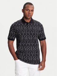 KARL LAGERFELD Polo 745120 553225 Czarny Regular Fit. Czarne koszulki polo męskie KARL LAGERFELD, m, bez wzorów, z bawełny, bez kołnierzyka, bez ramiączek. Za 469.99 zł.