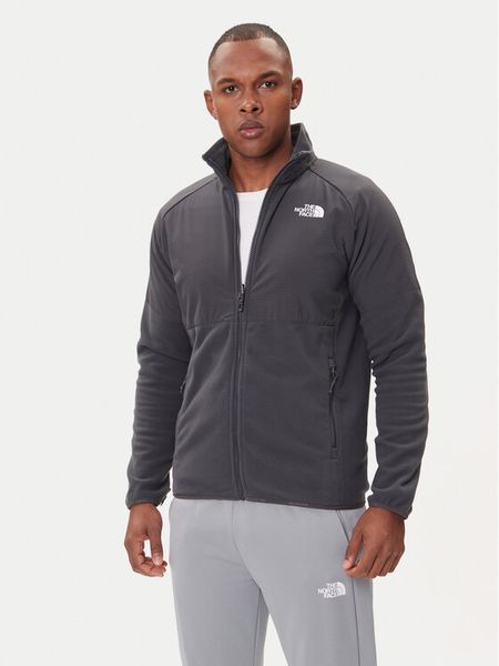 The North Face Polar Glacier NF0A89JG Szary Regular Fit. Szare bluzy z polaru męskie The North Face, m, bez wzorów, z polaru, bez ramiączek, bez kaptura. Za 329.99 zł.