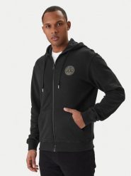 Versace Jeans Couture Bluza 80GAIT03 CF01T Czarny Regular Fit. Czarne bluzy rozpinane męskie Versace Jeans Couture, m, bez wzorów, z bawełny, bez ramiączek, bez kaptura. Za 1,179.00 zł.