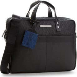 Torba na laptopa TRUSSARDI JEANS - Bocconi 71B00076 K299. Czarne torby na laptopa męskie TRUSSARDI JEANS, z jeansu. W wyprzedaży za 449.00 zł.