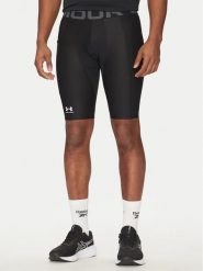 Under Armour Szorty sportowe HG Armour Lng 1361602 Czarny Slim Fit. Czarne szorty sportowe męskie Under Armour, bez wzorów, z syntetyku, sportowe. Za 119.99 zł.