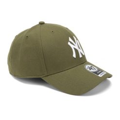 Czapka z daszkiem 47 Brand MLB New York Yankees MVP. Zielone czapki męskie 47 Brand, na wiosnę, bez wzorów. Za 79.99 zł.