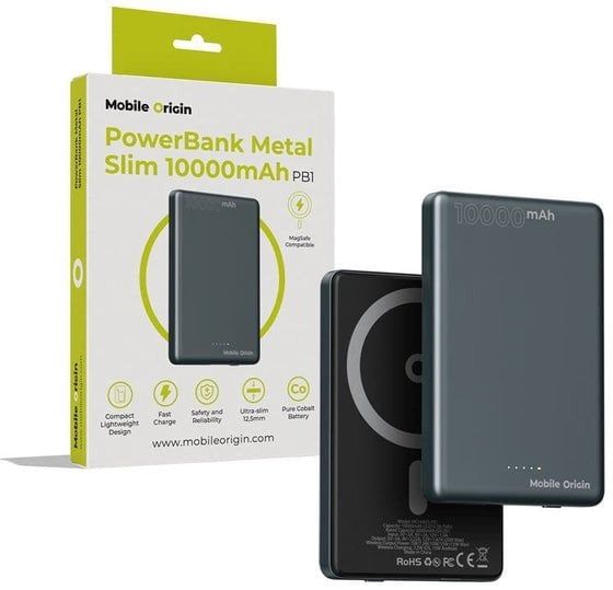 Mobile Origin PowerBank Metal Slim 10000mAh PB1. Powerbanki MOBILE ORIGIN. Za 118.58 zł.
