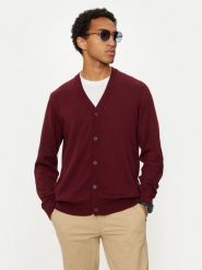 U.S. Polo Assn. Kardigan MUP2238 Czerwony Regular Fit. Czerwone swetry męskie U.S. Polo Assn., bez wzorów, z bawełny, bez kołnierzyka, bez ramiączek. Za 139.99 zł.