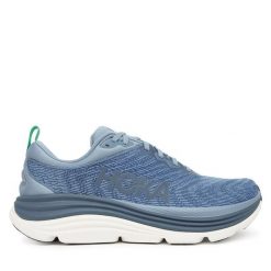 Buty do biegania Hoka. Niebieskie buty do biegania męskie HOKA, bez wzorów, bez zapięcia, do biegania. Za 549.99 zł.