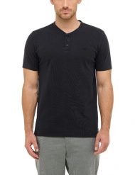 Męski T-Shirt Mustang Style Austin Jet Black 1016862 4188. Czarne t-shirty męskie Mustang, l, bez wzorów, bez kołnierzyka, bez ramiączek. Za 79.99 zł.